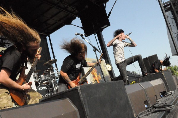 Suicide Silence at the Mayhem Festival Verizon Wireless Amphitheater