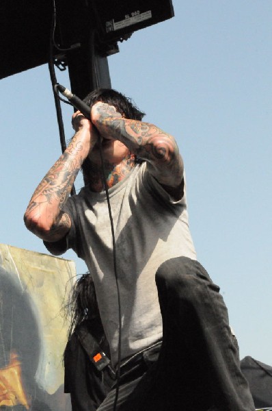 Suicide Silence at the Mayhem Festival Verizon Wireless Amphitheater