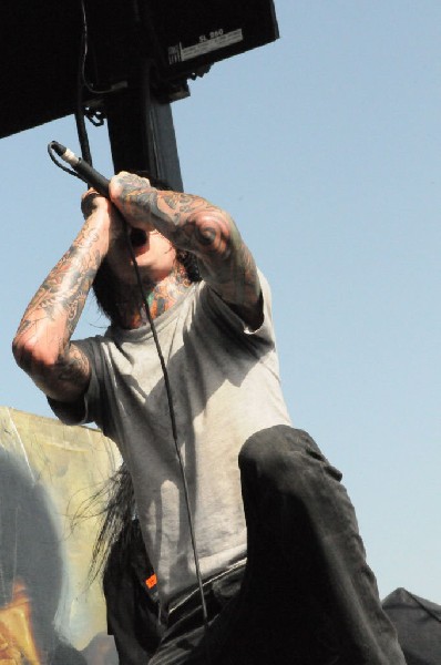 Suicide Silence at the Mayhem Festival Verizon Wireless Amphitheater