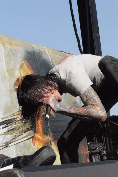 Suicide Silence at the Mayhem Festival Verizon Wireless Amphitheater