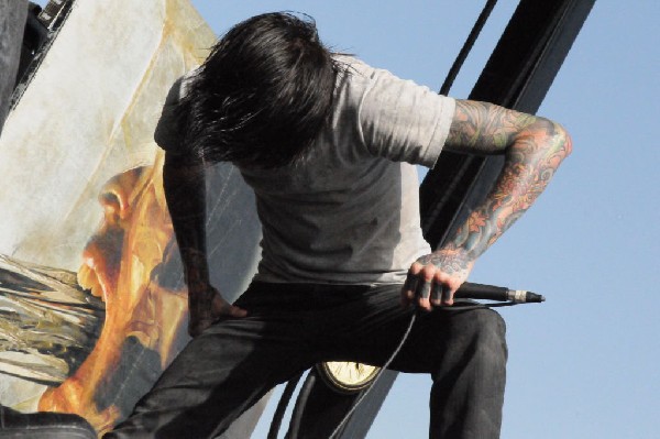 Suicide Silence at the Mayhem Festival Verizon Wireless Amphitheater