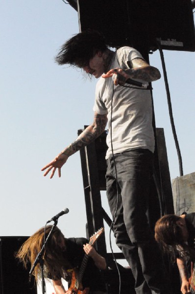 Suicide Silence at the Mayhem Festival Verizon Wireless Amphitheater