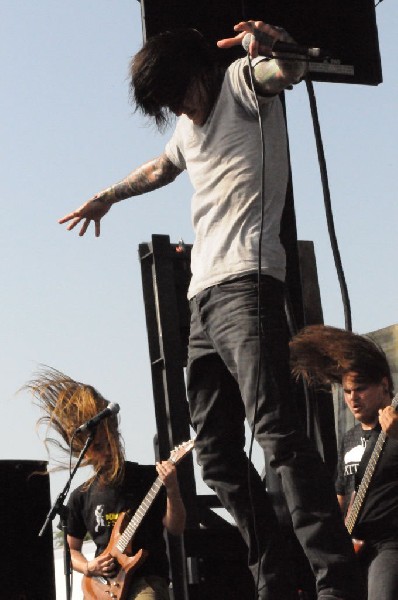 Suicide Silence at the Mayhem Festival Verizon Wireless Amphitheater