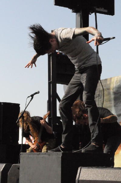 Suicide Silence at the Mayhem Festival Verizon Wireless Amphitheater