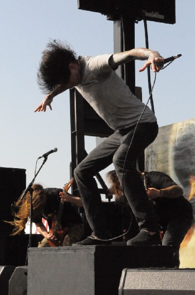 Suicide Silence at the Mayhem Festival Verizon Wireless Amphitheater