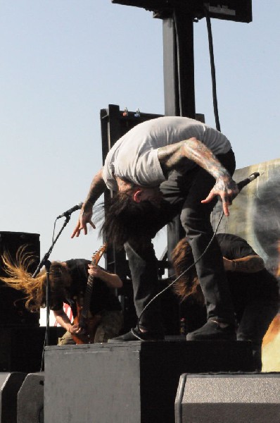 Suicide Silence at the Mayhem Festival Verizon Wireless Amphitheater