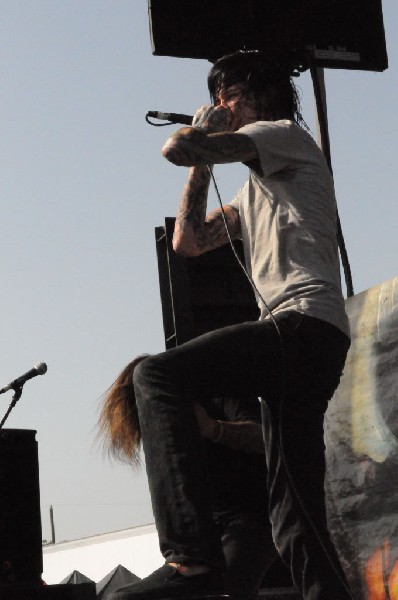 Suicide Silence at the Mayhem Festival Verizon Wireless Amphitheater
