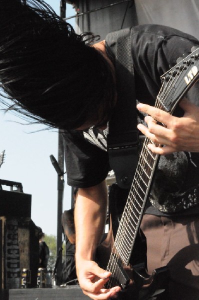 Suicide Silence at the Mayhem Festival Verizon Wireless Amphitheater