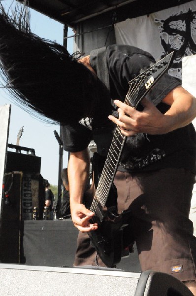 Suicide Silence at the Mayhem Festival Verizon Wireless Amphitheater
