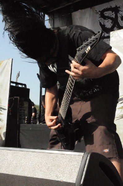 Suicide Silence at the Mayhem Festival Verizon Wireless Amphitheater