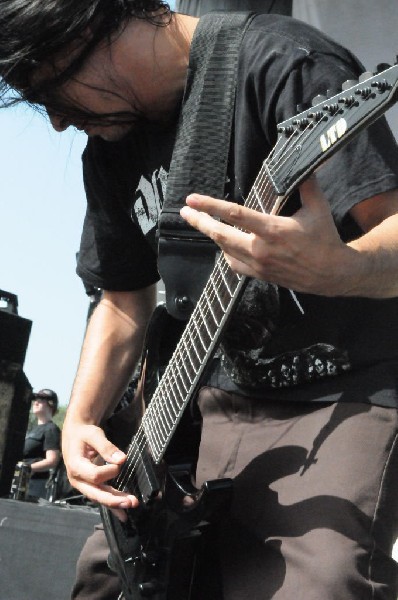 Suicide Silence at the Mayhem Festival Verizon Wireless Amphitheater
