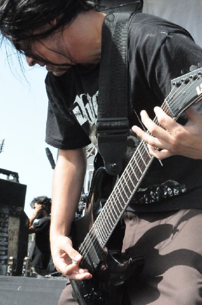 Suicide Silence at the Mayhem Festival Verizon Wireless Amphitheater