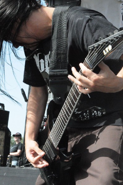 Suicide Silence at the Mayhem Festival Verizon Wireless Amphitheater