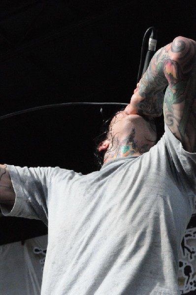 Suicide Silence at the Mayhem Festival Verizon Wireless Amphitheater