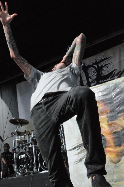 Suicide Silence at the Mayhem Festival Verizon Wireless Amphitheater
