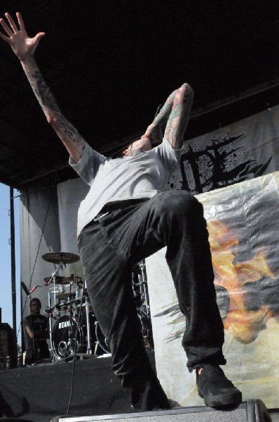 Suicide Silence at the Mayhem Festival Verizon Wireless Amphitheater