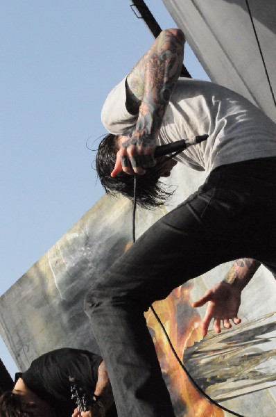 Suicide Silence at the Mayhem Festival Verizon Wireless Amphitheater