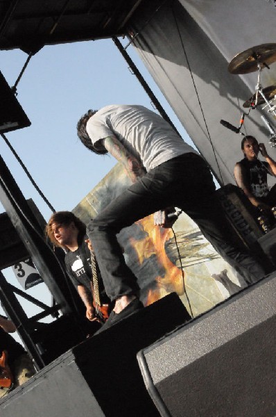 Suicide Silence at the Mayhem Festival Verizon Wireless Amphitheater