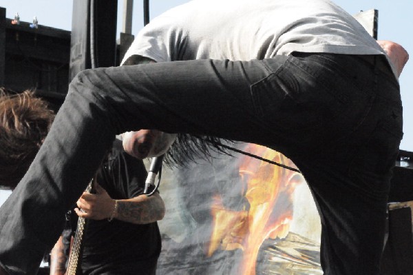 Suicide Silence at the Mayhem Festival Verizon Wireless Amphitheater