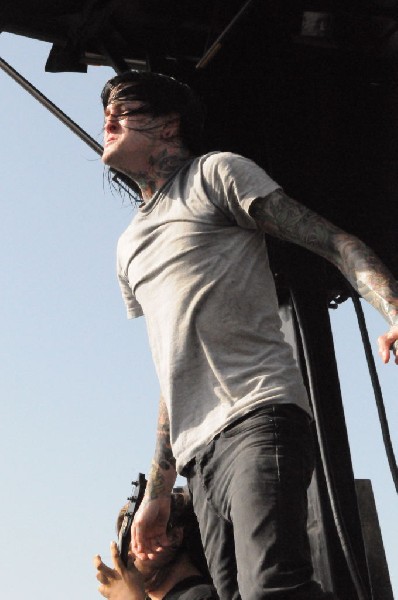 Suicide Silence at the Mayhem Festival Verizon Wireless Amphitheater