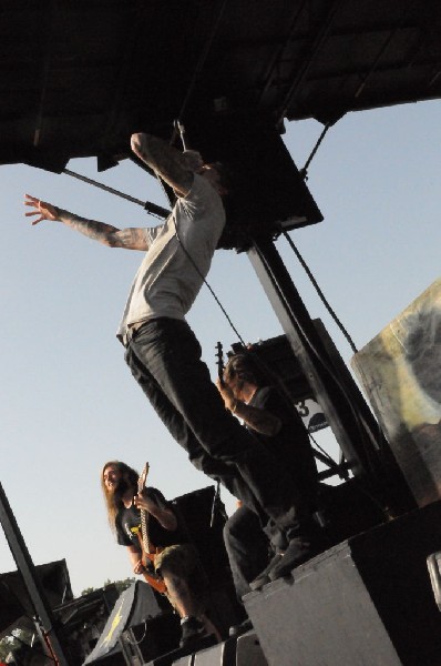 Suicide Silence at the Mayhem Festival Verizon Wireless Amphitheater