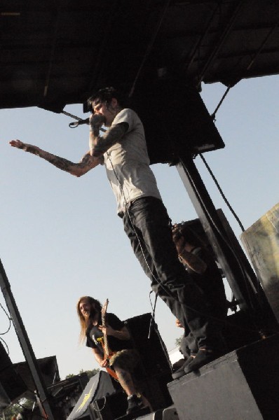 Suicide Silence at the Mayhem Festival Verizon Wireless Amphitheater