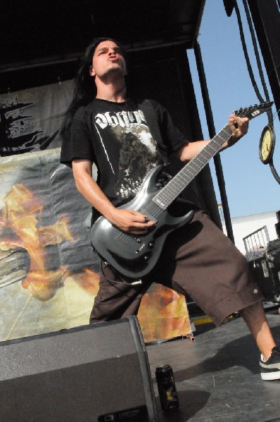 Suicide Silence at the Mayhem Festival Verizon Wireless Amphitheater