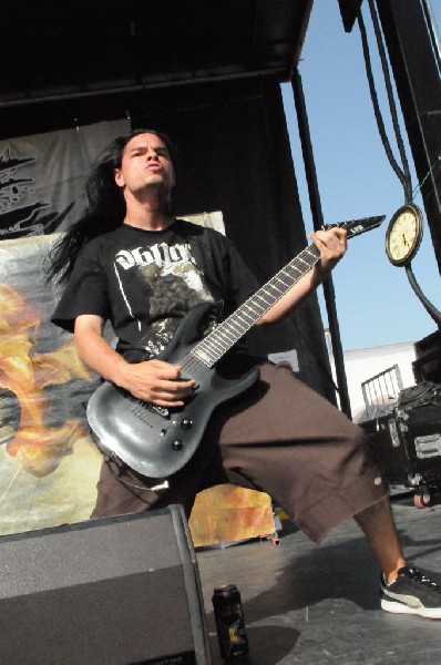 Suicide Silence at the Mayhem Festival Verizon Wireless Amphitheater