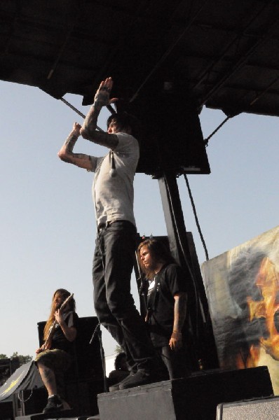 Suicide Silence at the Mayhem Festival Verizon Wireless Amphitheater