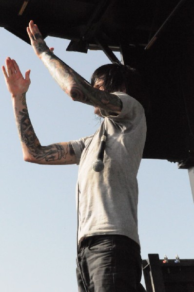 Suicide Silence at the Mayhem Festival Verizon Wireless Amphitheater