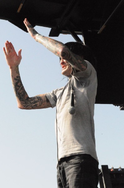 Suicide Silence at the Mayhem Festival Verizon Wireless Amphitheater