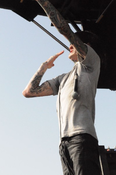 Suicide Silence at the Mayhem Festival Verizon Wireless Amphitheater