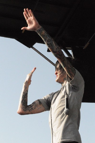 Suicide Silence at the Mayhem Festival Verizon Wireless Amphitheater