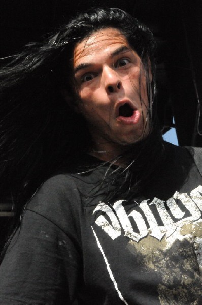 Suicide Silence at the Mayhem Festival Verizon Wireless Amphitheater