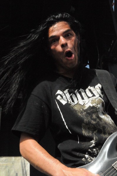 Suicide Silence at the Mayhem Festival Verizon Wireless Amphitheater