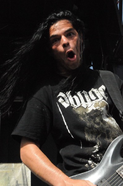 Suicide Silence at the Mayhem Festival Verizon Wireless Amphitheater