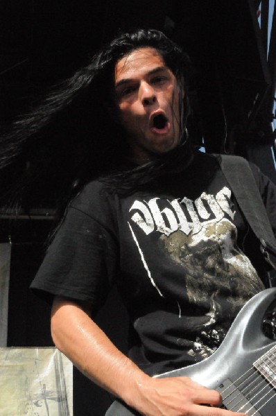 Suicide Silence at the Mayhem Festival Verizon Wireless Amphitheater