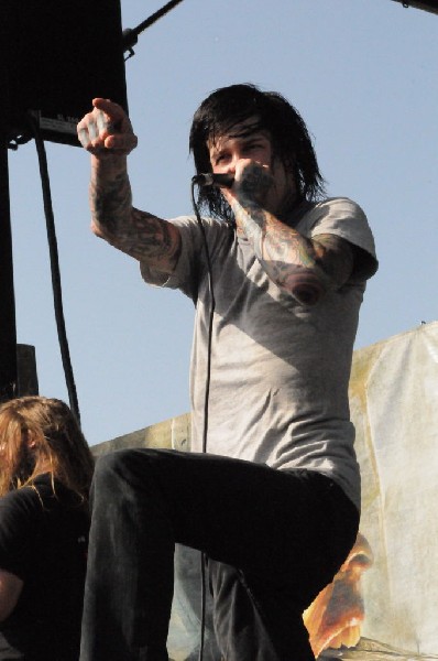 Suicide Silence at the Mayhem Festival Verizon Wireless Amphitheater