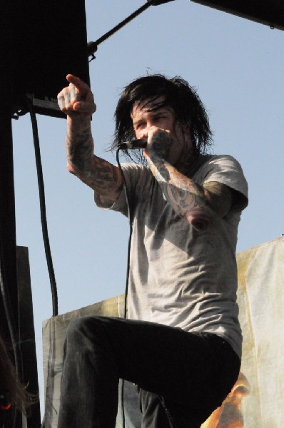 Suicide Silence at the Mayhem Festival Verizon Wireless Amphitheater