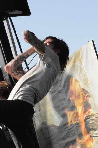 Suicide Silence at the Mayhem Festival Verizon Wireless Amphitheater