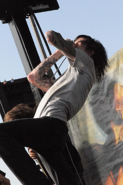 Suicide Silence at the Mayhem Festival Verizon Wireless Amphitheater