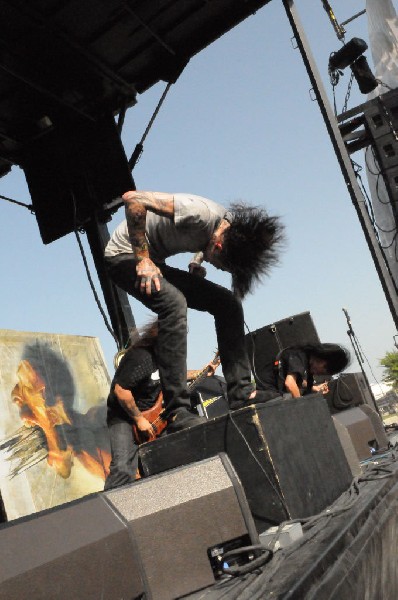 Suicide Silence at the Mayhem Festival Verizon Wireless Amphitheater