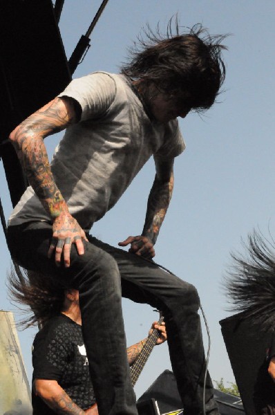 Suicide Silence at the Mayhem Festival Verizon Wireless Amphitheater