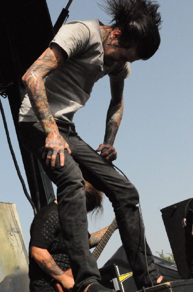 Suicide Silence at the Mayhem Festival Verizon Wireless Amphitheater