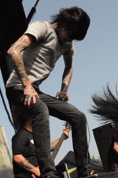 Suicide Silence at the Mayhem Festival Verizon Wireless Amphitheater