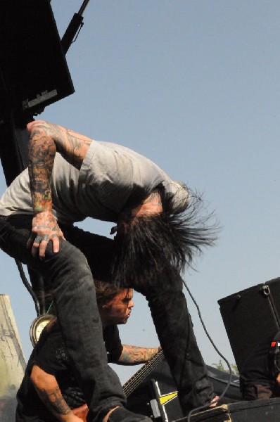 Suicide Silence at the Mayhem Festival Verizon Wireless Amphitheater