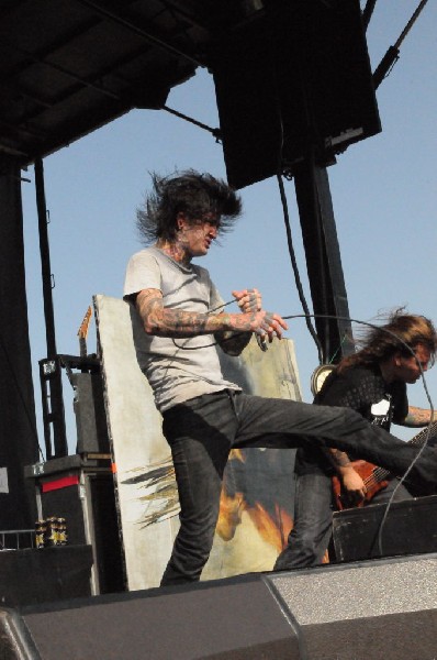 Suicide Silence at the Mayhem Festival Verizon Wireless Amphitheater