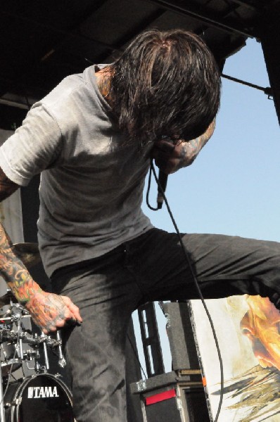 Suicide Silence at the Mayhem Festival Verizon Wireless Amphitheater