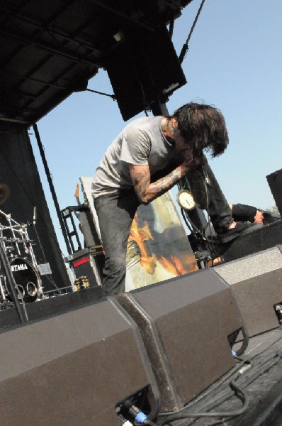 Suicide Silence at the Mayhem Festival Verizon Wireless Amphitheater