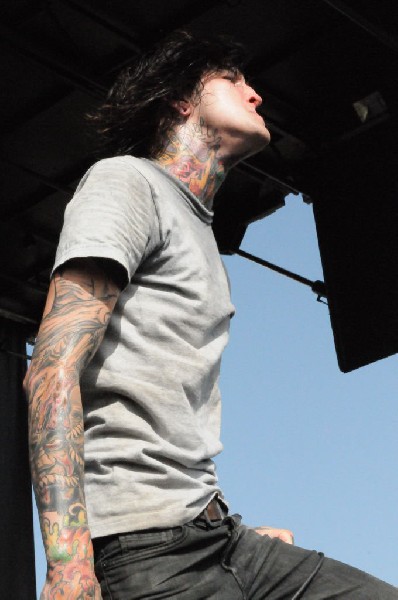 Suicide Silence at the Mayhem Festival Verizon Wireless Amphitheater